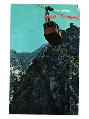 Palm Springs Aerial Tramway Postcard Scenic Vintage Western Resort Publications